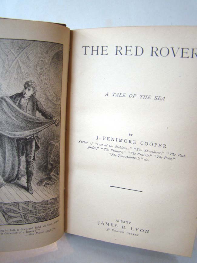 'Sea Tales,' four volumes, by James Fennimore Cooper, 19th century — image 4